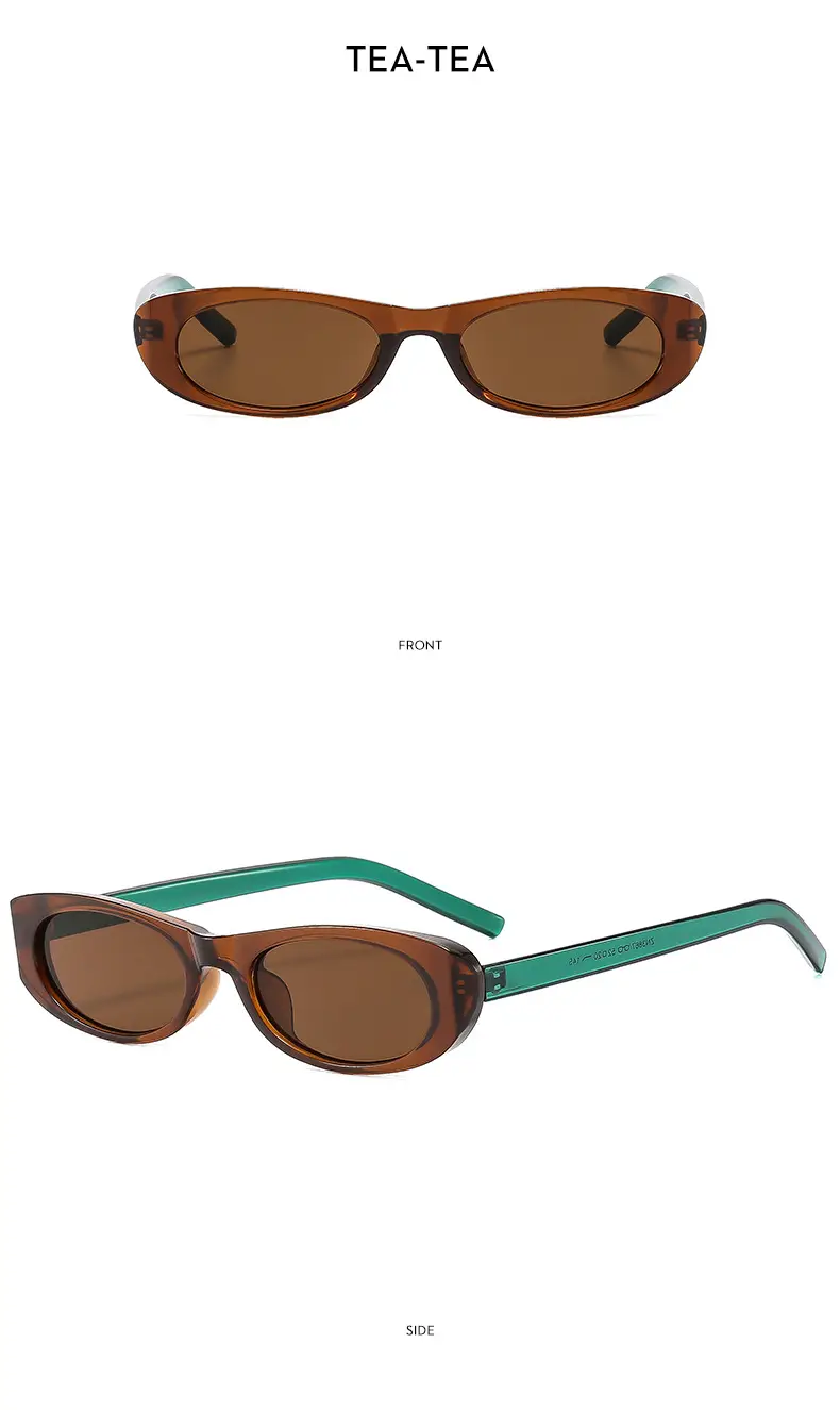 Retro Green Sunglasses with Pink Tints — feature 19