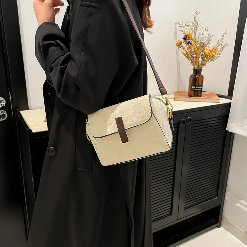 2024 Winter Crossbody Bag Black Korean Style