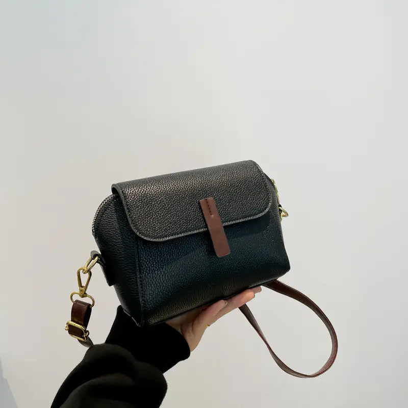 2024 Winter Crossbody Bag Black Korean Style