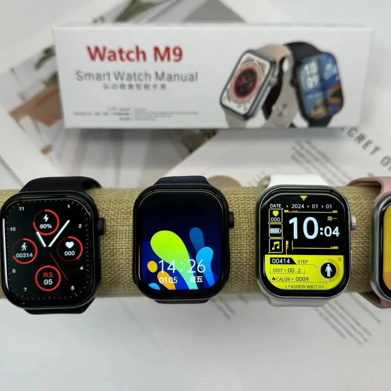 M9 Smart Watch Blood Sugar Blood Pressure Heart Rate Tracker for Elderly - Image 6