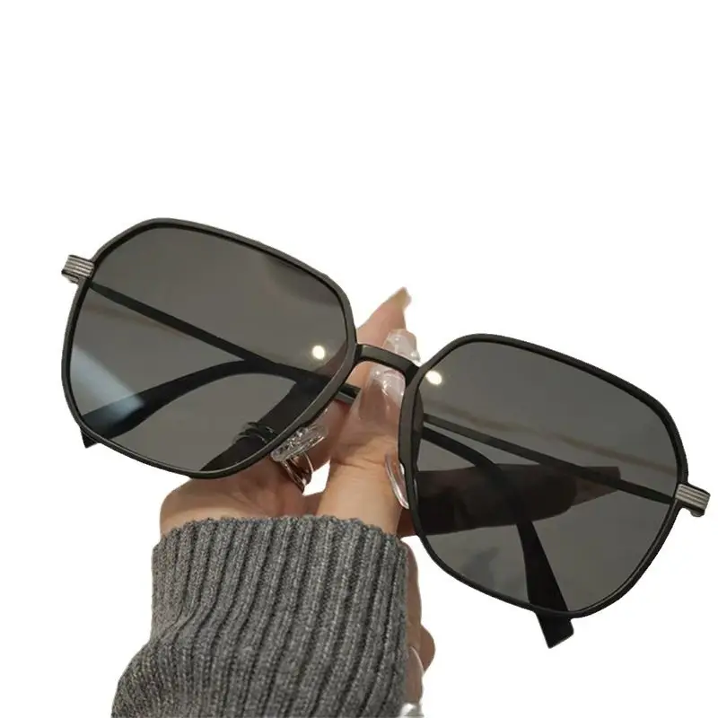 Europe Retro Large Frame Sunglasses UV Protection - Image 7
