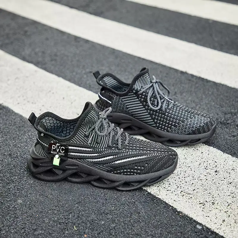 Ins Korean-style Lovers Fly-knit Shoes 2024 Summer New Student sneaker Breathable Running Casual Shoes Lightweight - Image 5