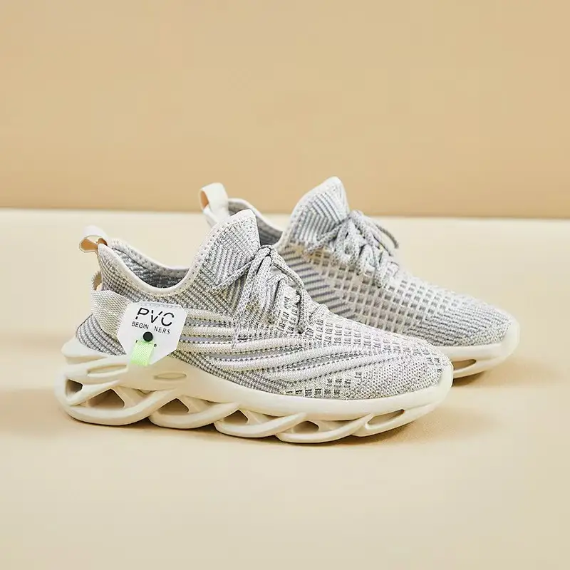Ins Korean-style Lovers Fly-knit Shoes 2024 Summer New Student sneaker Breathable Running Casual Shoes Lightweight - Image 2