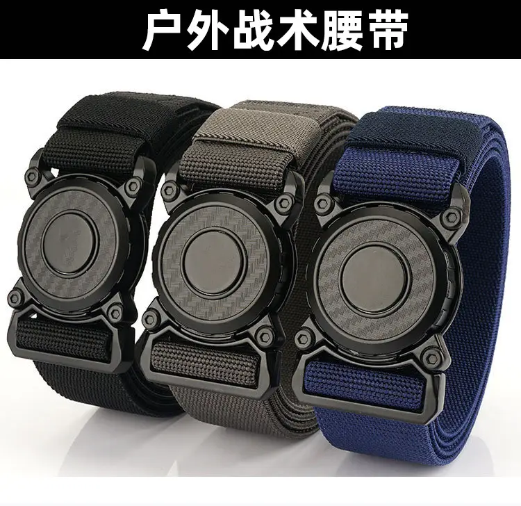 Tactical Nylon Belt for Men Quick Release Buckle — feature 4
