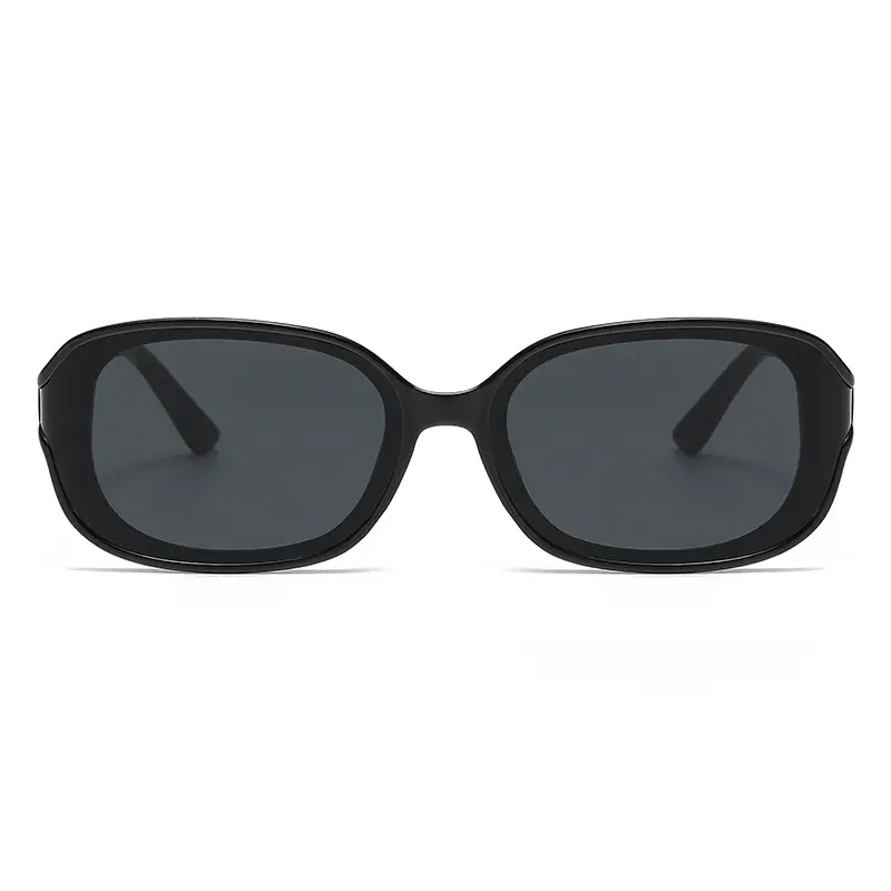 Korean Style Retro Cat Eye Sunglasses Black UV400 - Image 6
