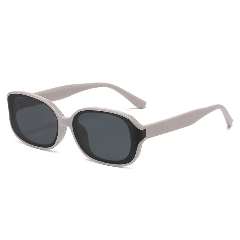 Korean Style Retro Cat Eye Sunglasses Black UV400 - Image 2