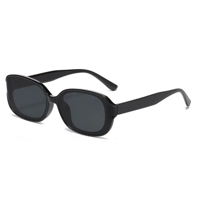 Korean Style Retro Cat Eye Sunglasses Black UV400
