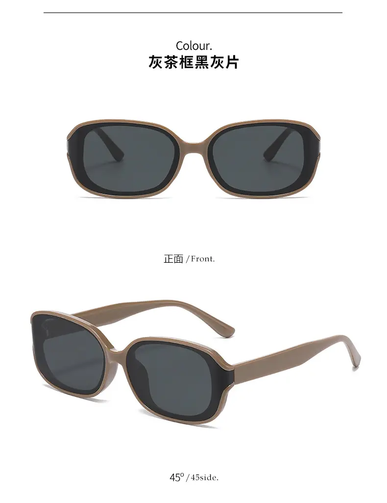 Korean Style Retro Cat Eye Sunglasses Black UV400 — feature 11