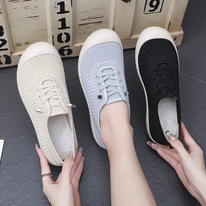 2025 Spring and Autumn New Women's Casual Comfortable Shoes Soft Sole Soft Surface Round Toe Non-Slip Thick Sole Slip-On Women's Single Shoes - Image 7