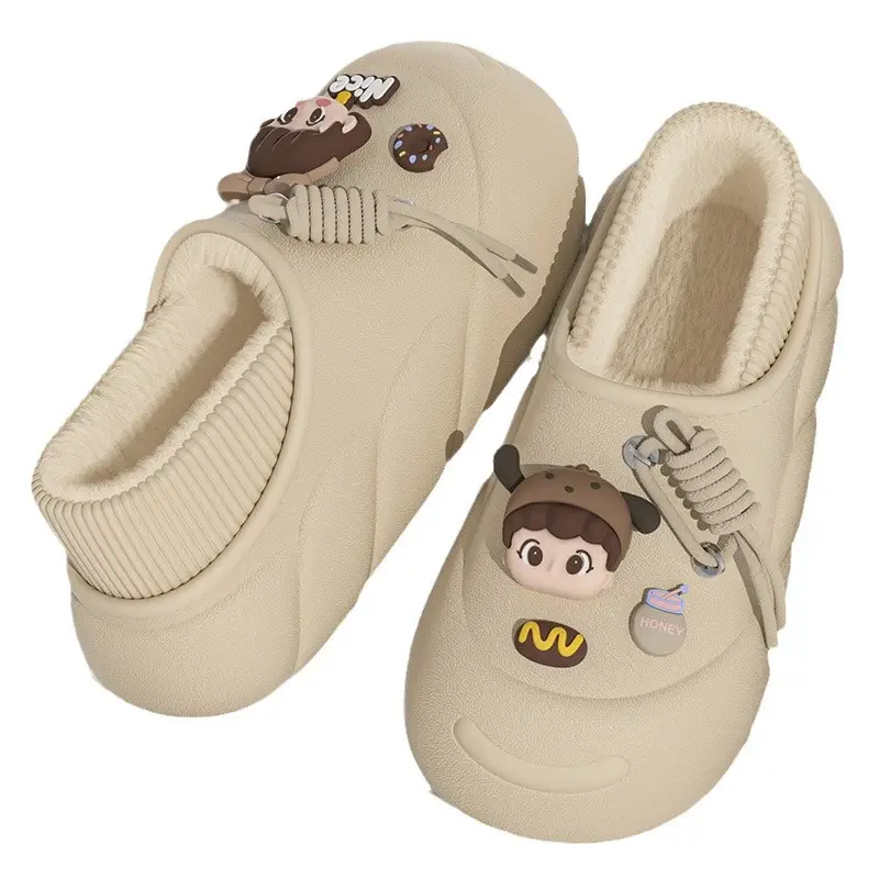 Women's Fleece Lined Cotton Slippers Winter 2024 - Image 9