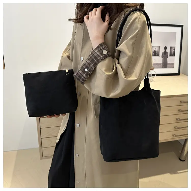 Women's Beige Bucket Bag for Autumn Casual Shoulder Bag - Image 6