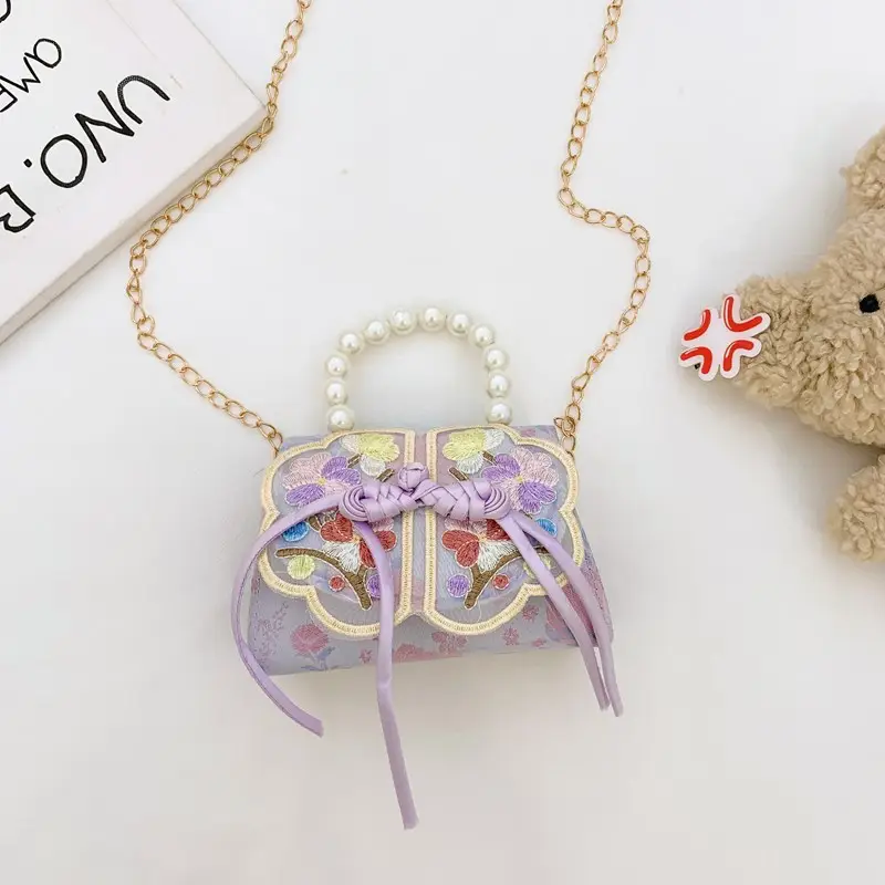 Sweet Pearl Princess Tassel Mini Chain Bag - Image 7
