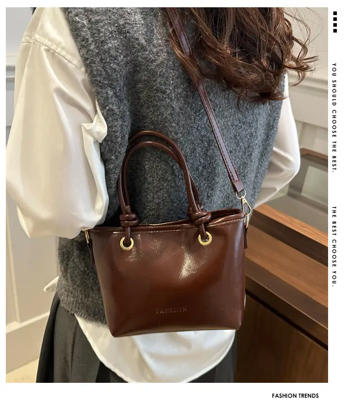 Brown Korean Style Crossbody Bag for Women — feature 2