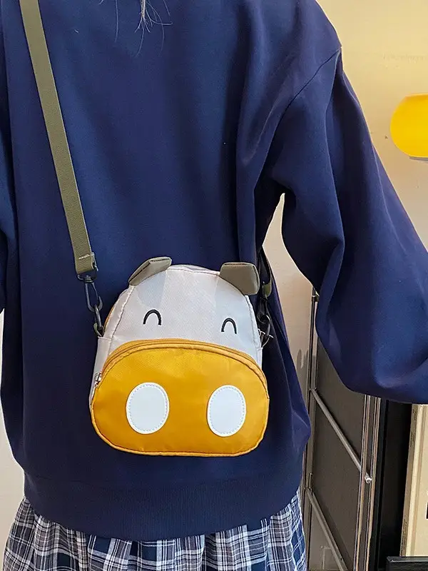 Cute Pig Design Backpack for Girls Students - Image 9
