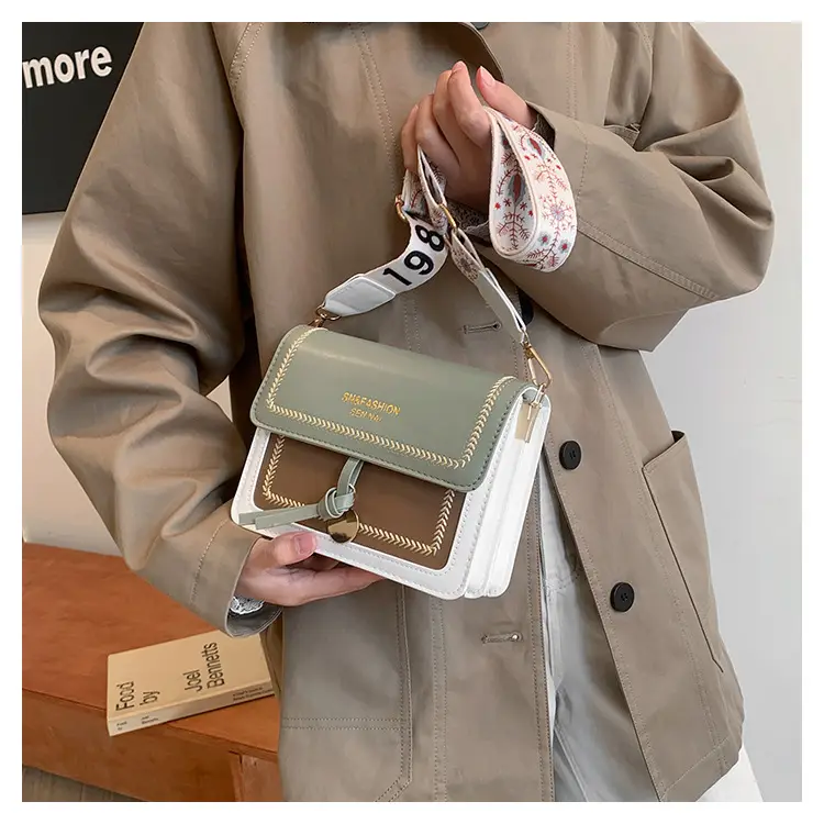 Trendy Women's Crossbody Bag with Wide Strap — feature 12
