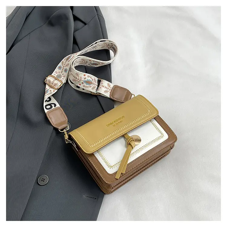 Trendy Women's Crossbody Bag with Wide Strap — feature 21