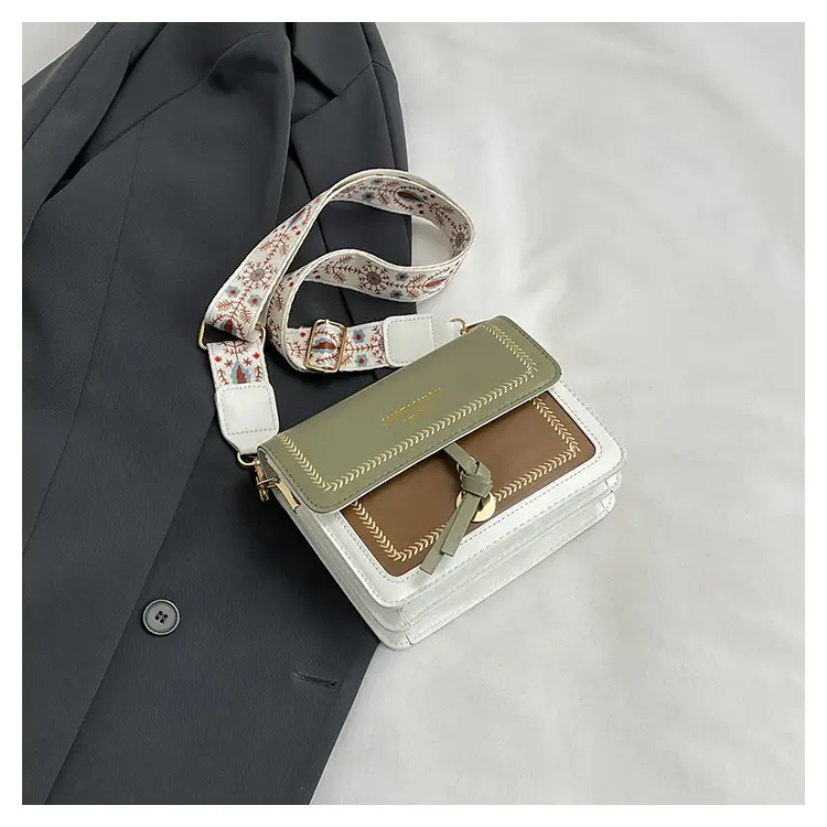 Trendy Women's Crossbody Bag with Wide Strap — feature 22