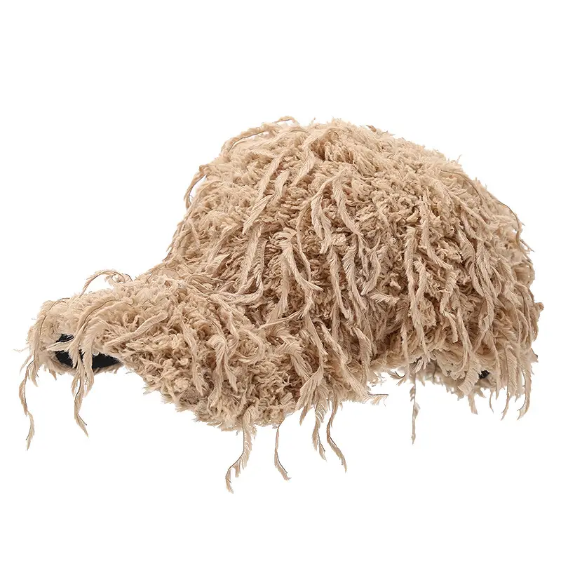 Black Plush Baseball Cap for Kids Warm Winter Cap - Image 10