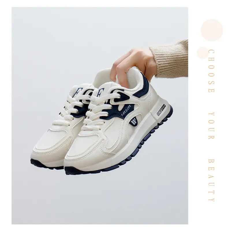 fleece-lined Thickened sneaker Women's 2024 Winter New White Shoes Women's All-match Non-slip Warm Women's Cotton Shoes 5162 — feature 14