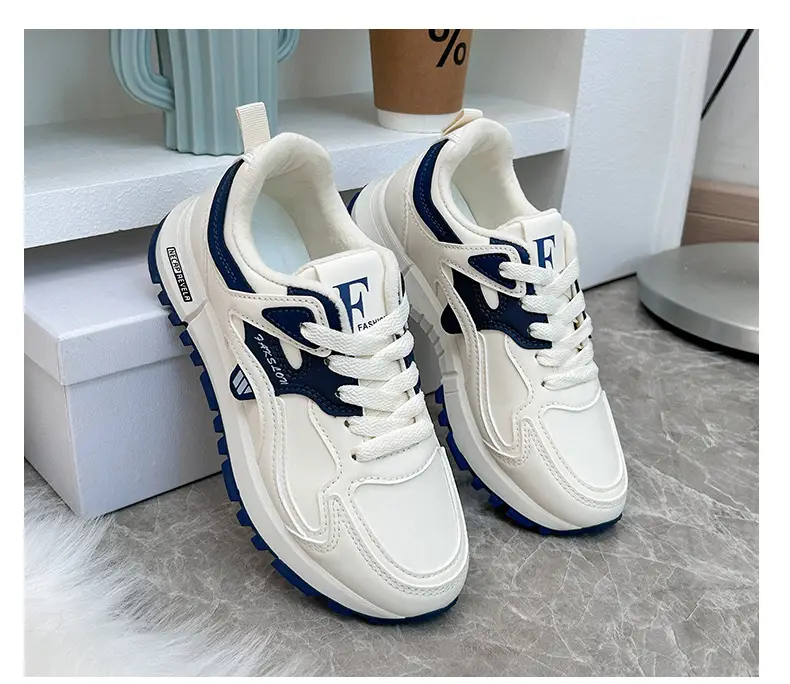 fleece-lined Thickened sneaker Women's 2024 Winter New White Shoes Women's All-match Non-slip Warm Women's Cotton Shoes 5162 — feature 25