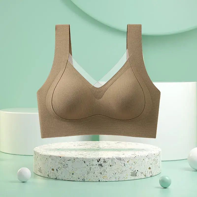 Wide Shoulder Strap Fixed Cup Underwear for All Body Types - Image 3