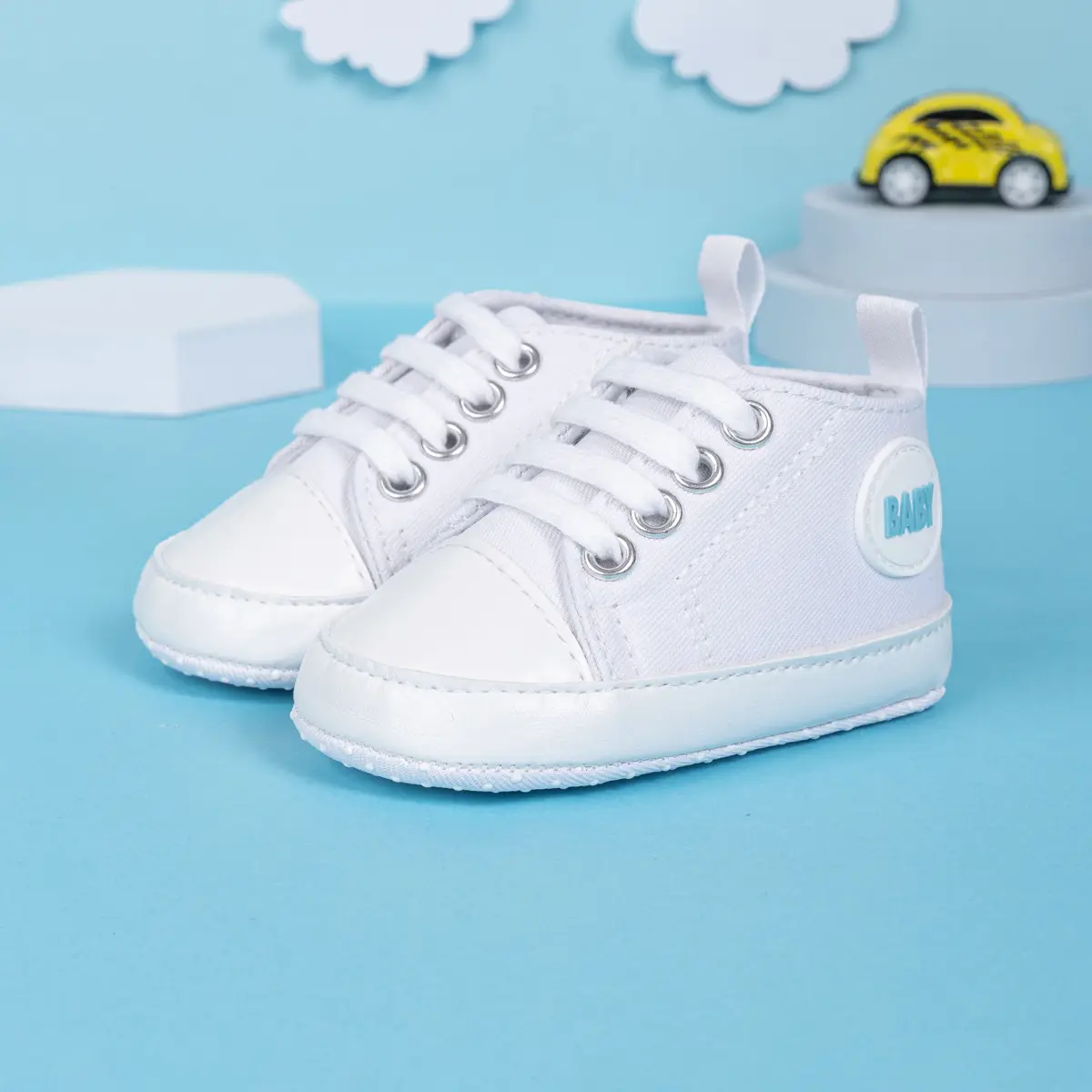 Pink Canvas Toddler Shoes with Soft Sole