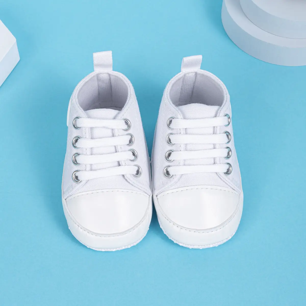Pink Canvas Toddler Shoes with Soft Sole — feature 10