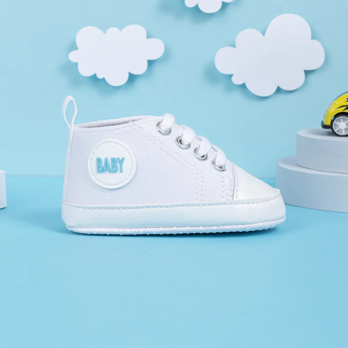 Pink Canvas Toddler Shoes with Soft Sole — feature 12