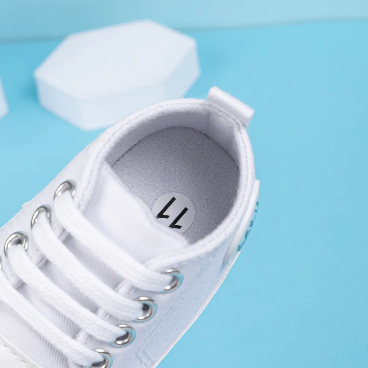 Pink Canvas Toddler Shoes with Soft Sole — feature 13