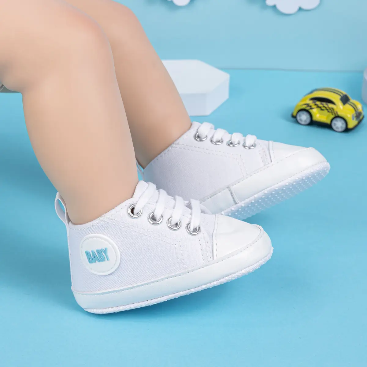 Pink Canvas Toddler Shoes with Soft Sole — feature 15