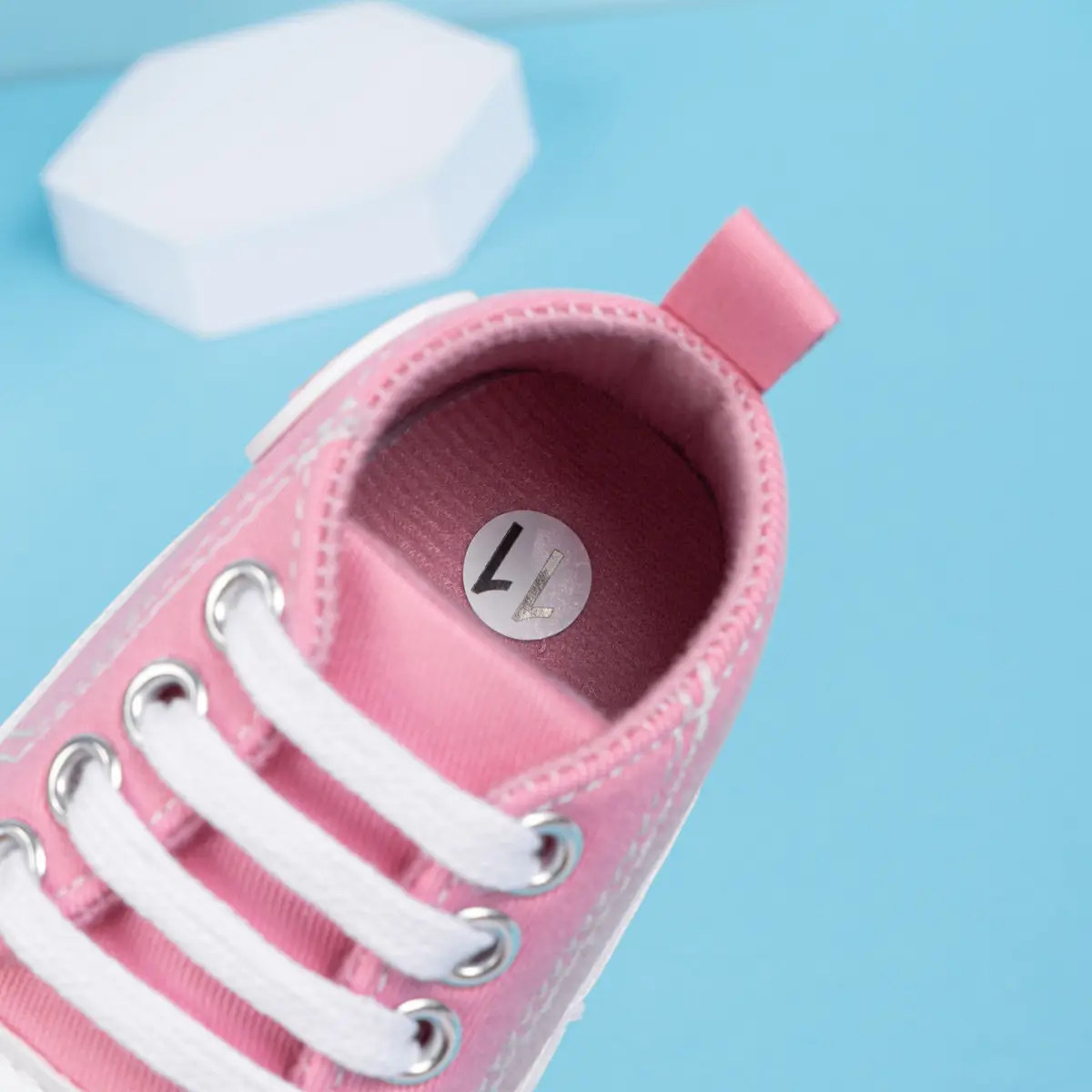 Pink Canvas Toddler Shoes with Soft Sole — feature 21