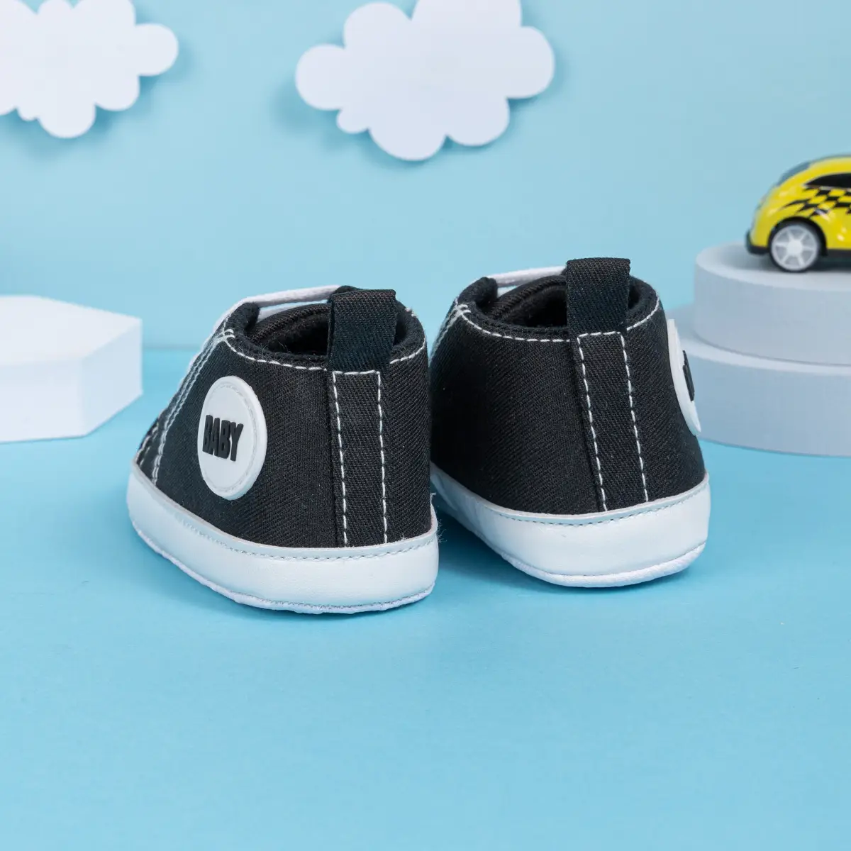 Pink Canvas Toddler Shoes with Soft Sole — feature 29