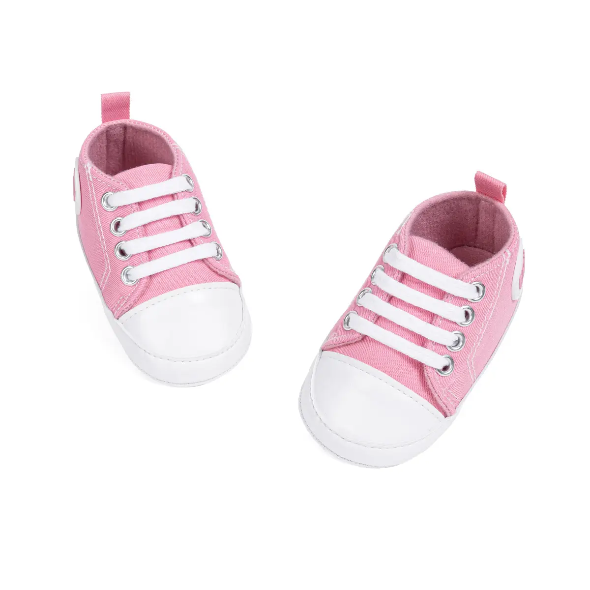 Pink Canvas Toddler Shoes with Soft Sole