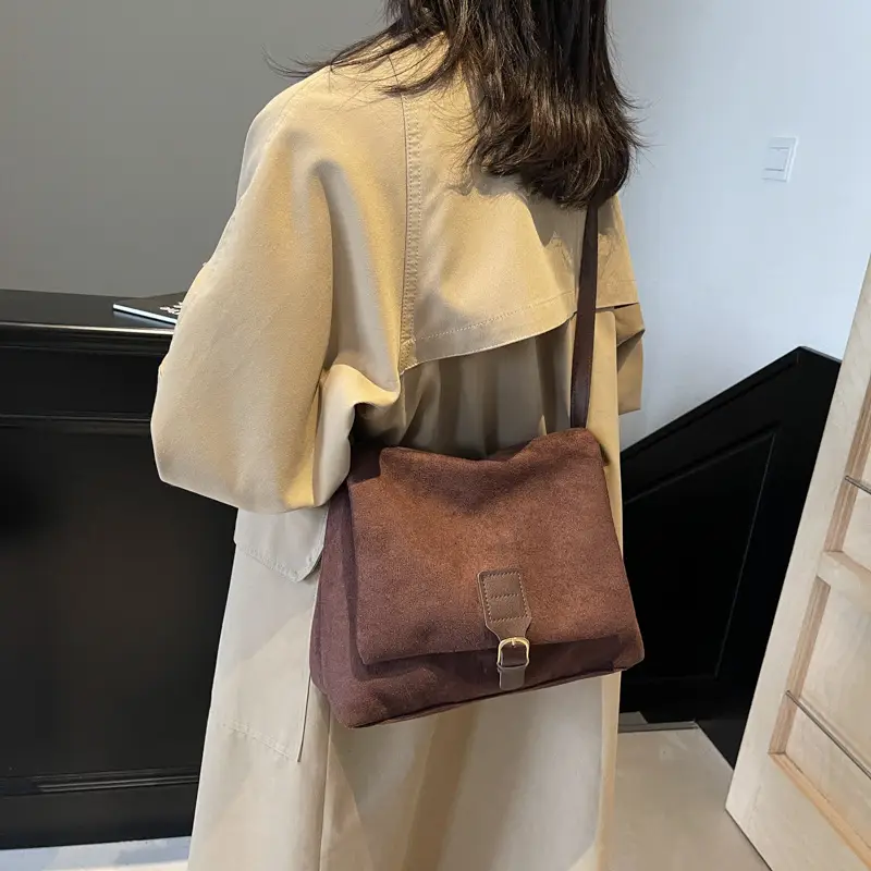 2024 Winter Korean Style Red Crossbody Bag
