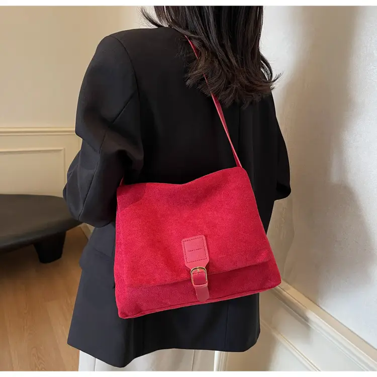2024 Winter Korean Style Red Crossbody Bag — feature 17