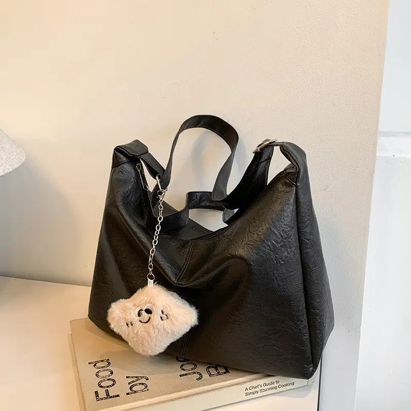 Black Korean Style Shoulder Bag for Women 2024 - Image 6