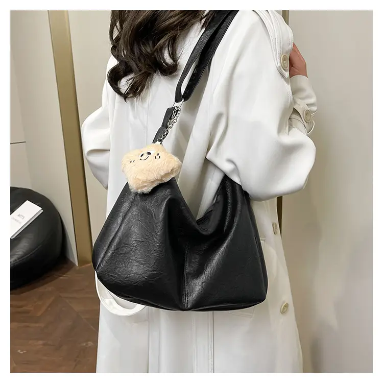 Black Korean Style Shoulder Bag for Women 2024 — feature 14
