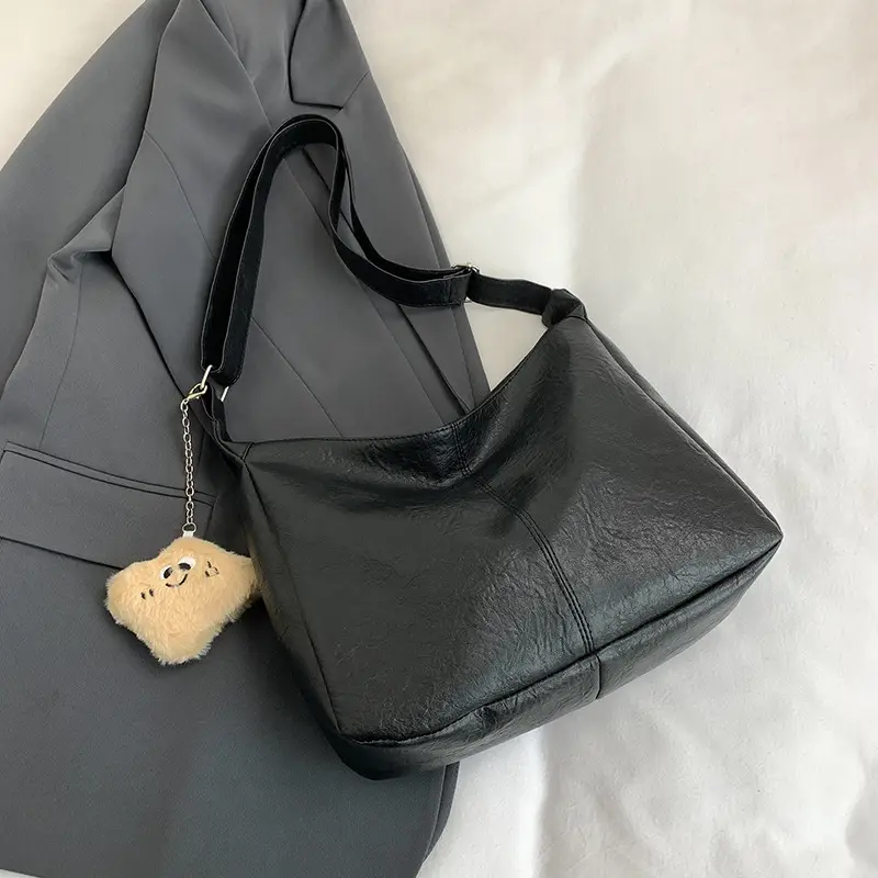 Black Korean Style Shoulder Bag for Women 2024 - Image 3