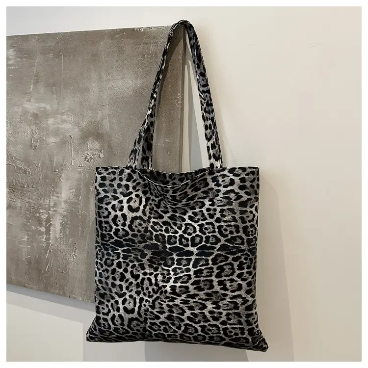 Women Leopard Print Tote Bag Large Capacity Casual Fashion — feature 21