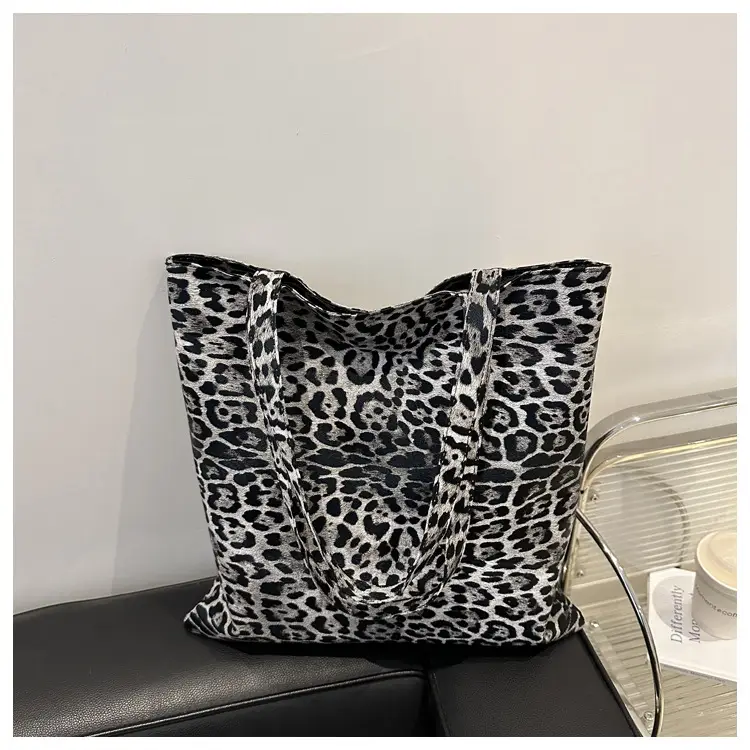 Women Leopard Print Tote Bag Large Capacity Casual Fashion — feature 26