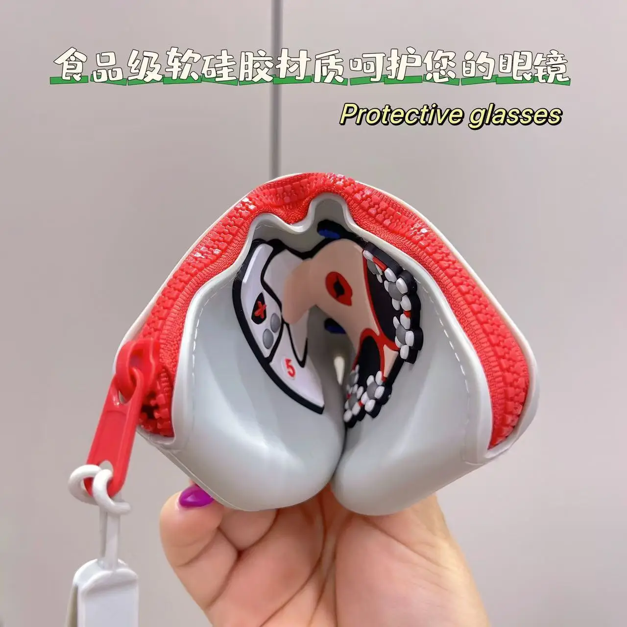 Cute Silicone Sunglasses Storage Bag Waterproof Portable - Image 7