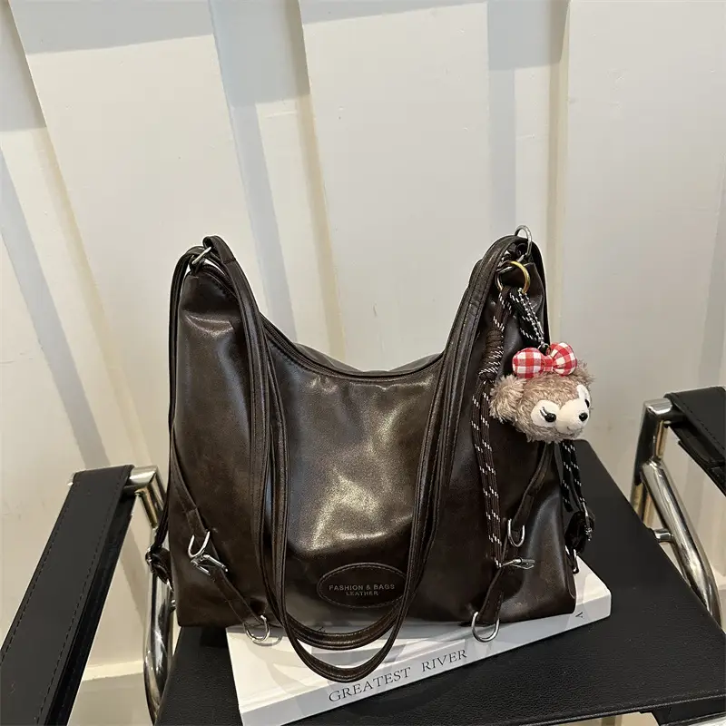 Maillard Women's Brown Shoulder Bag Large Capacity Multi-Use - Image 8