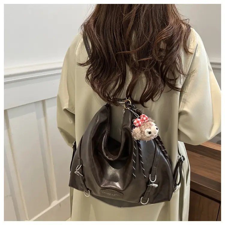 Maillard Women's Brown Shoulder Bag Large Capacity Multi-Use — feature 19