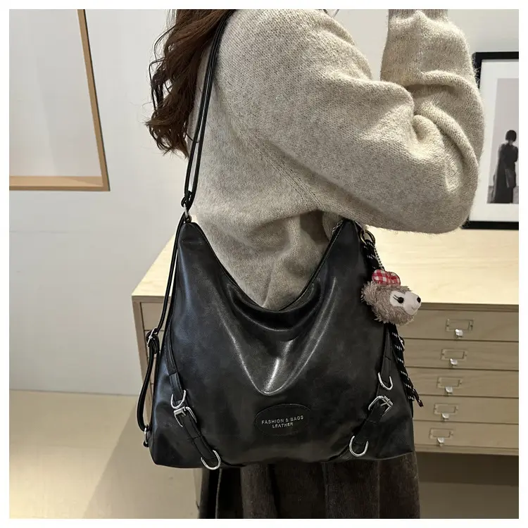 Maillard Women's Brown Shoulder Bag Large Capacity Multi-Use — feature 21