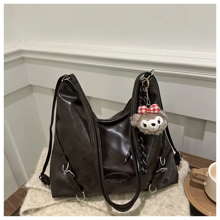 Maillard Women's Brown Shoulder Bag Large Capacity Multi-Use — feature 8