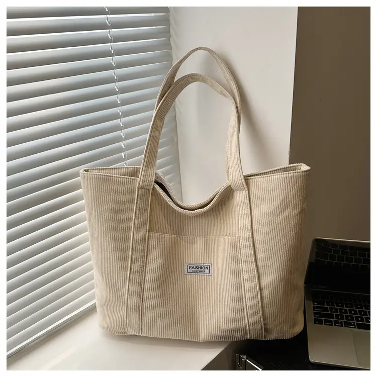 Velvet Large Capacity Shoulder Bag for College Students — feature 27