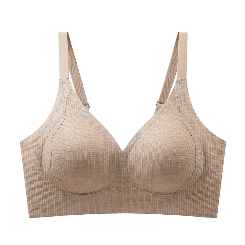 Traceless Pull-up Bra Breathable Large Chest Showable Small Upper Bra Anti-sagging Anti-slip Shaping Bra Underwear for Women - Image 3