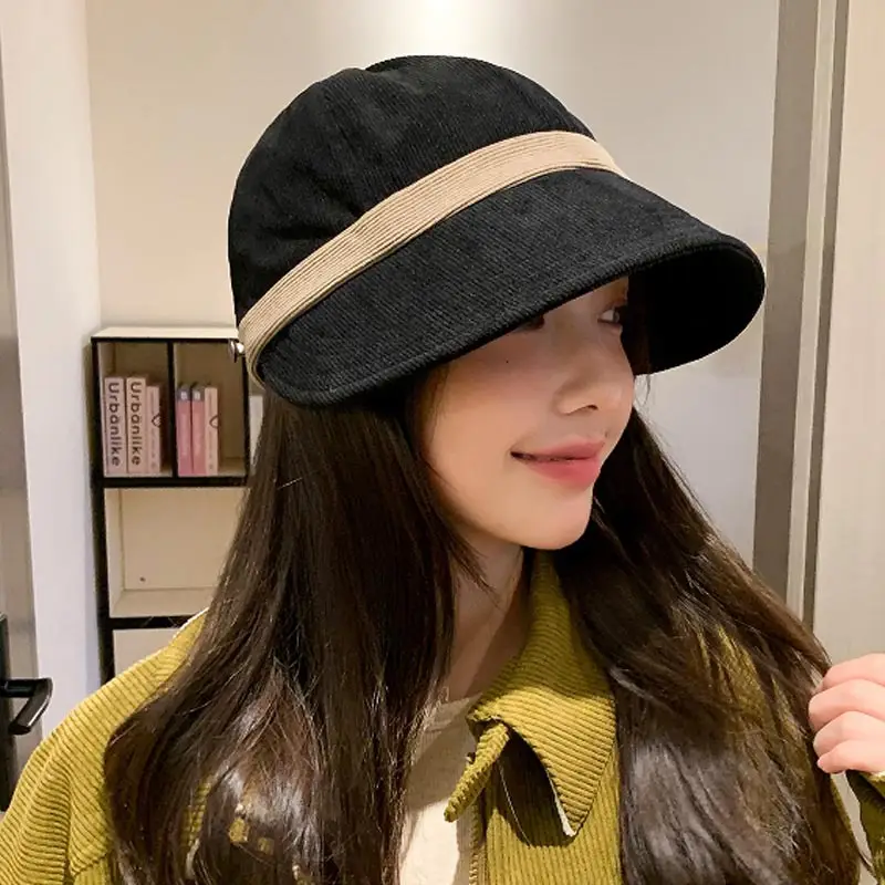 Women's Korean Style Fisherman Hat Cold-proof Warm Cap