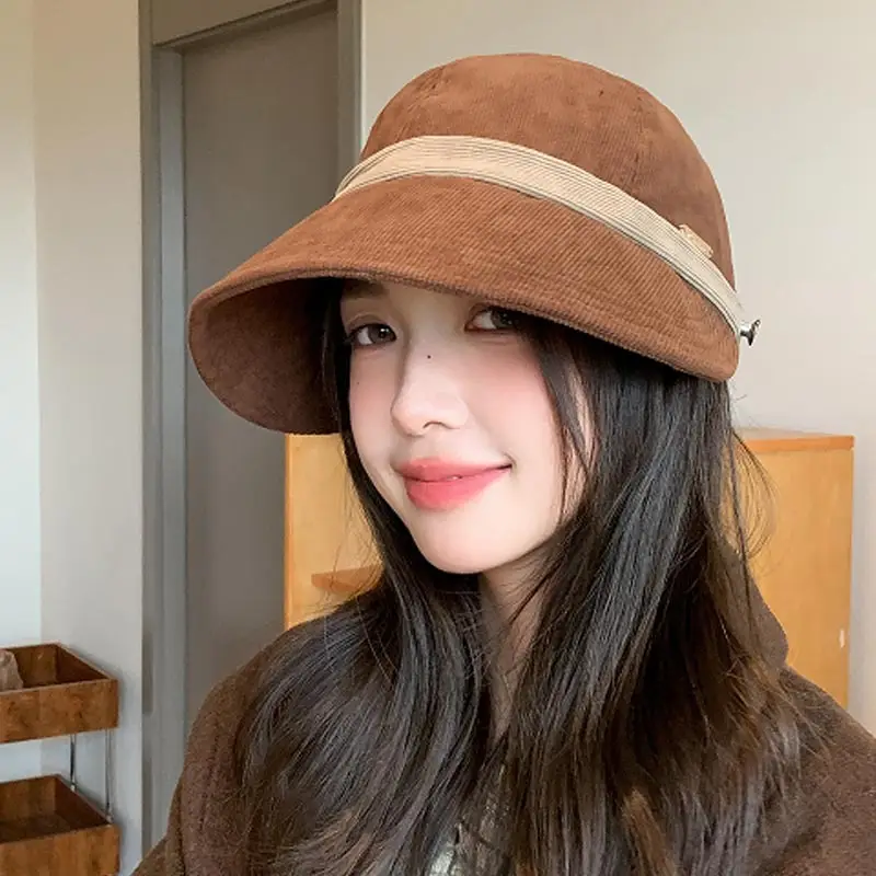 Women's Korean Style Fisherman Hat Cold-proof Warm Cap
