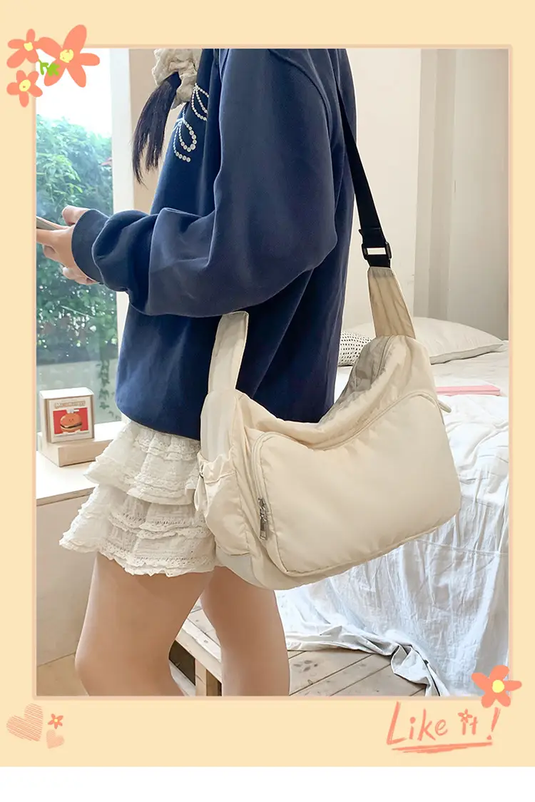 Nylon Shoulder Crossbody Bag Large Capacity 2024 — feature 4